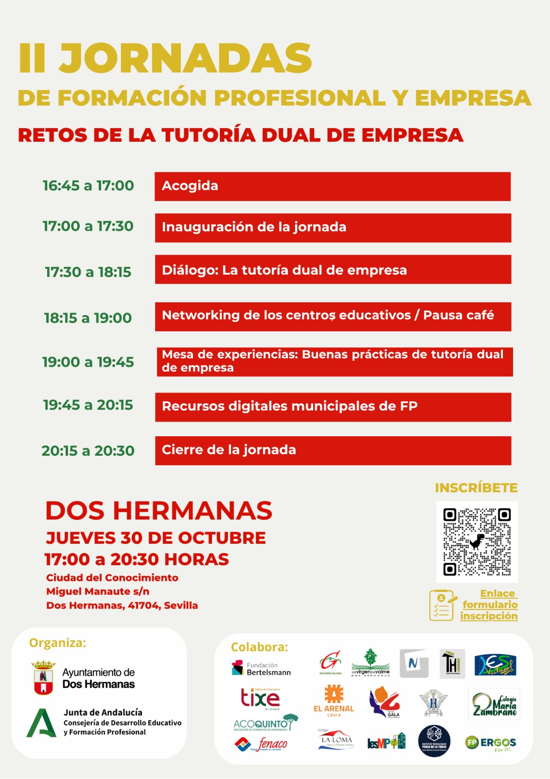 CARTEL II JORNADA FP Y EMPRESAS DOS HERMANAS