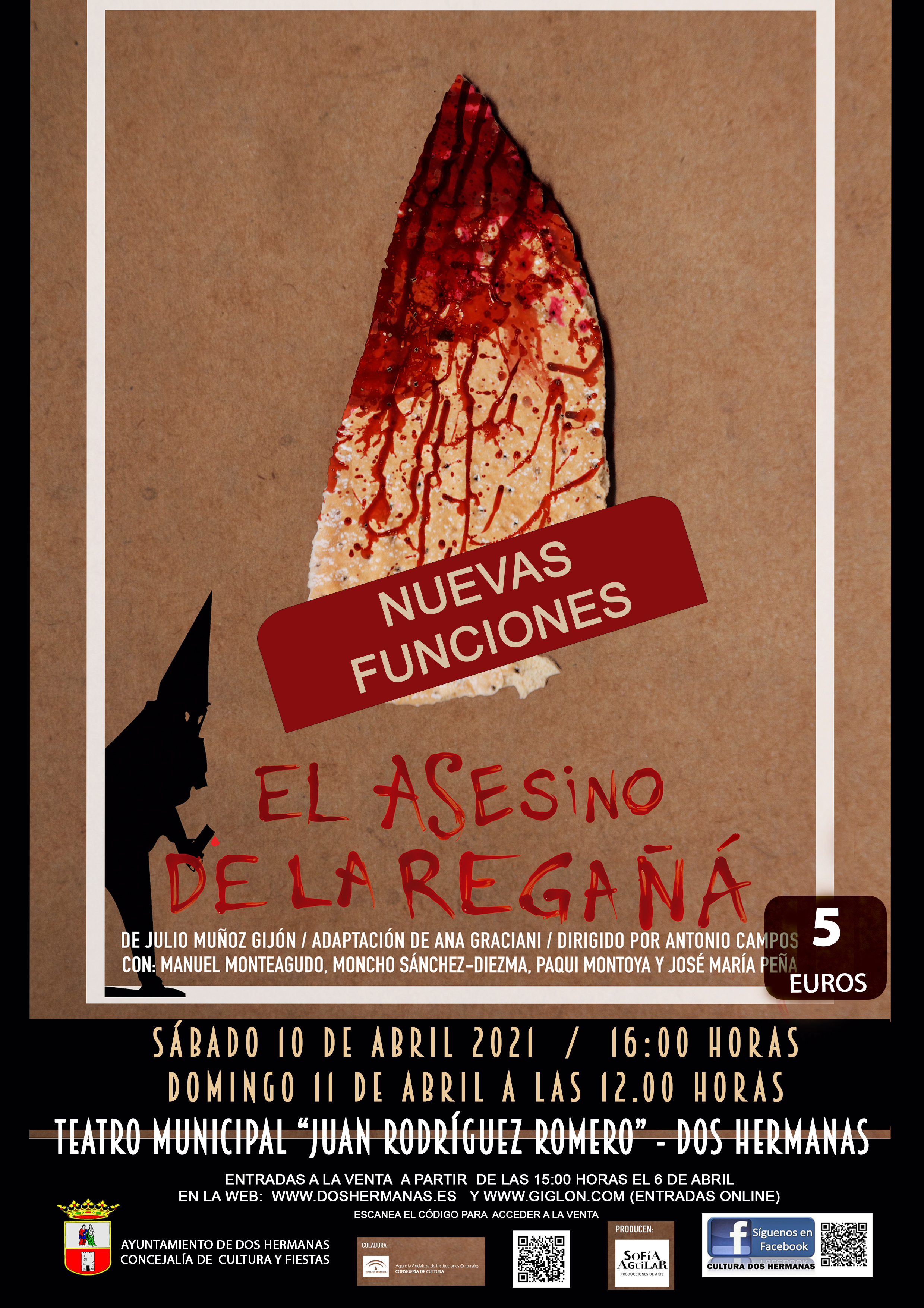 asesino de la regaña nuevas funciones