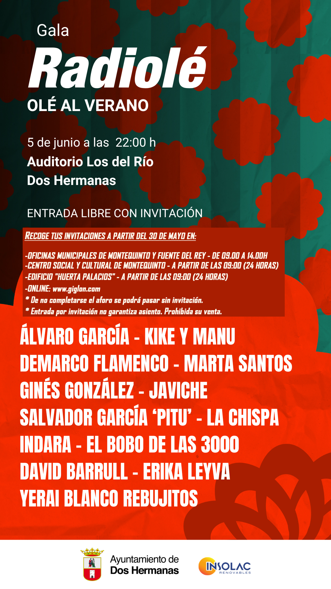 carte radiole con reparto