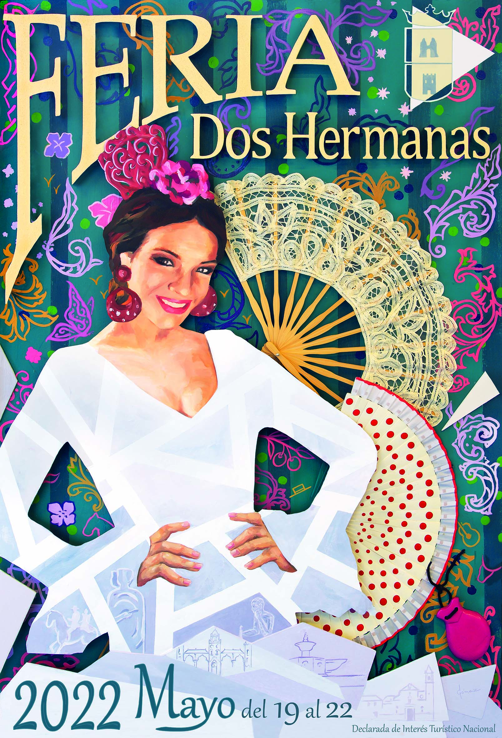 Cartel Feria de Dos Hermanas 2022 baja resolucion para confirmacion