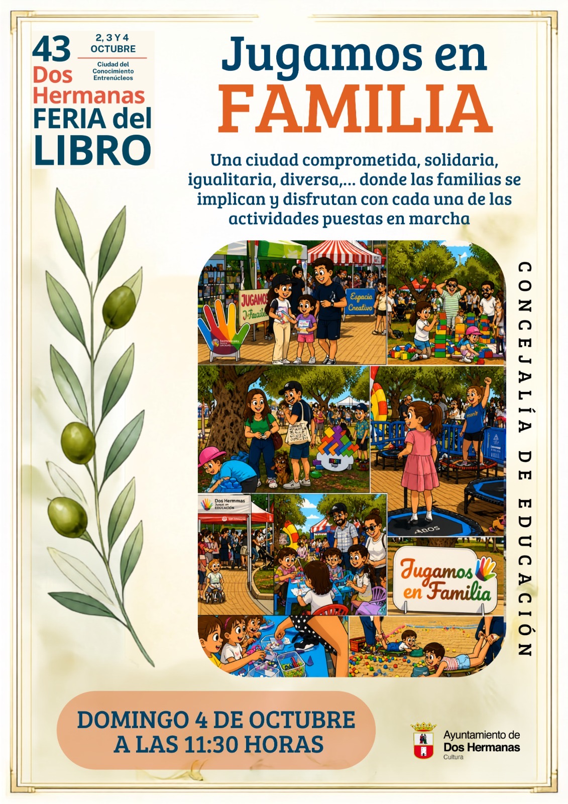 Jugamos en familia 4 OCTUBRE en la FERIA DEL LIBRO