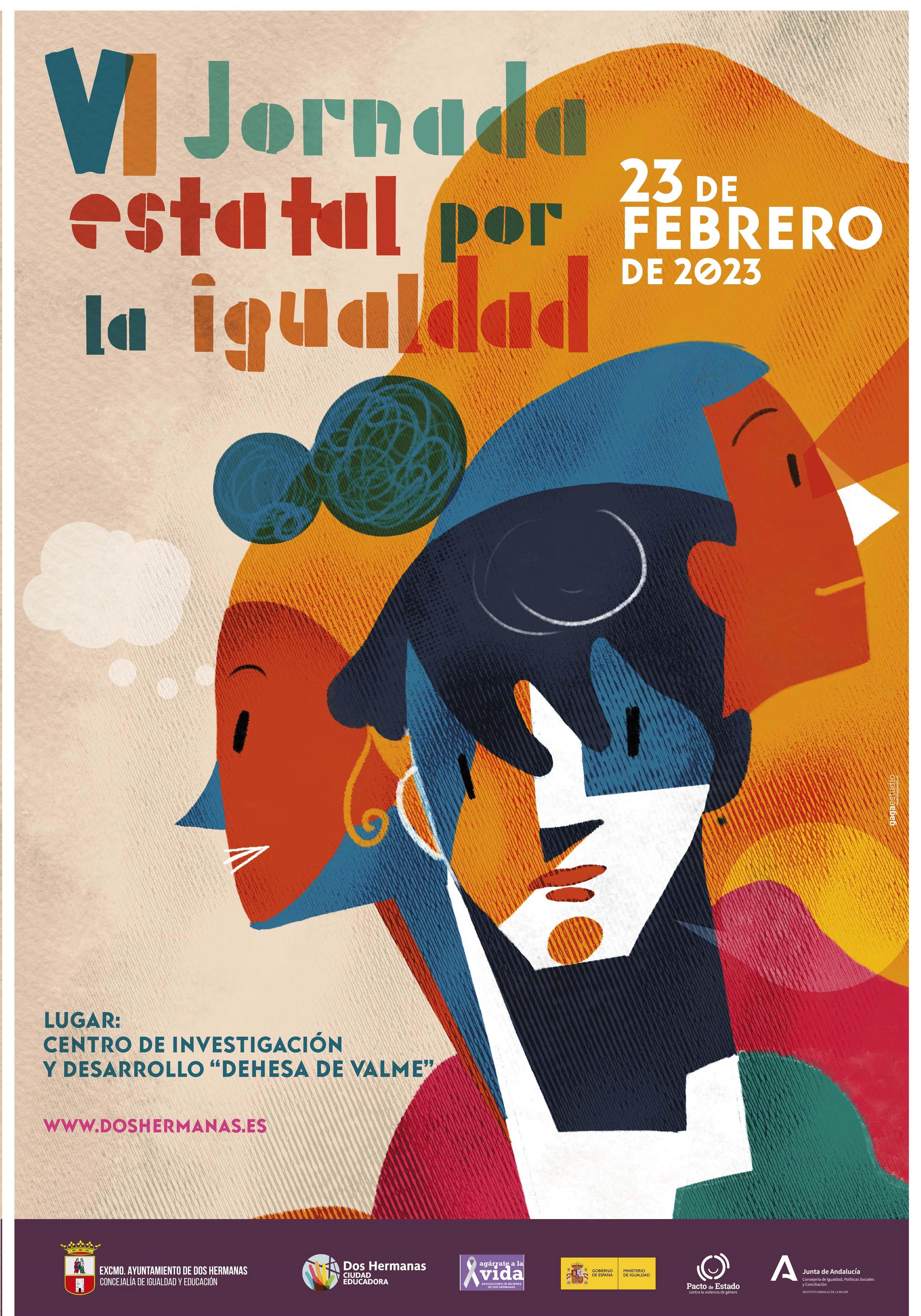 cartel VI Jornada Igualdad 23F