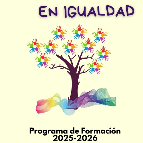 Cartel Aprendiendo en Igualdad
