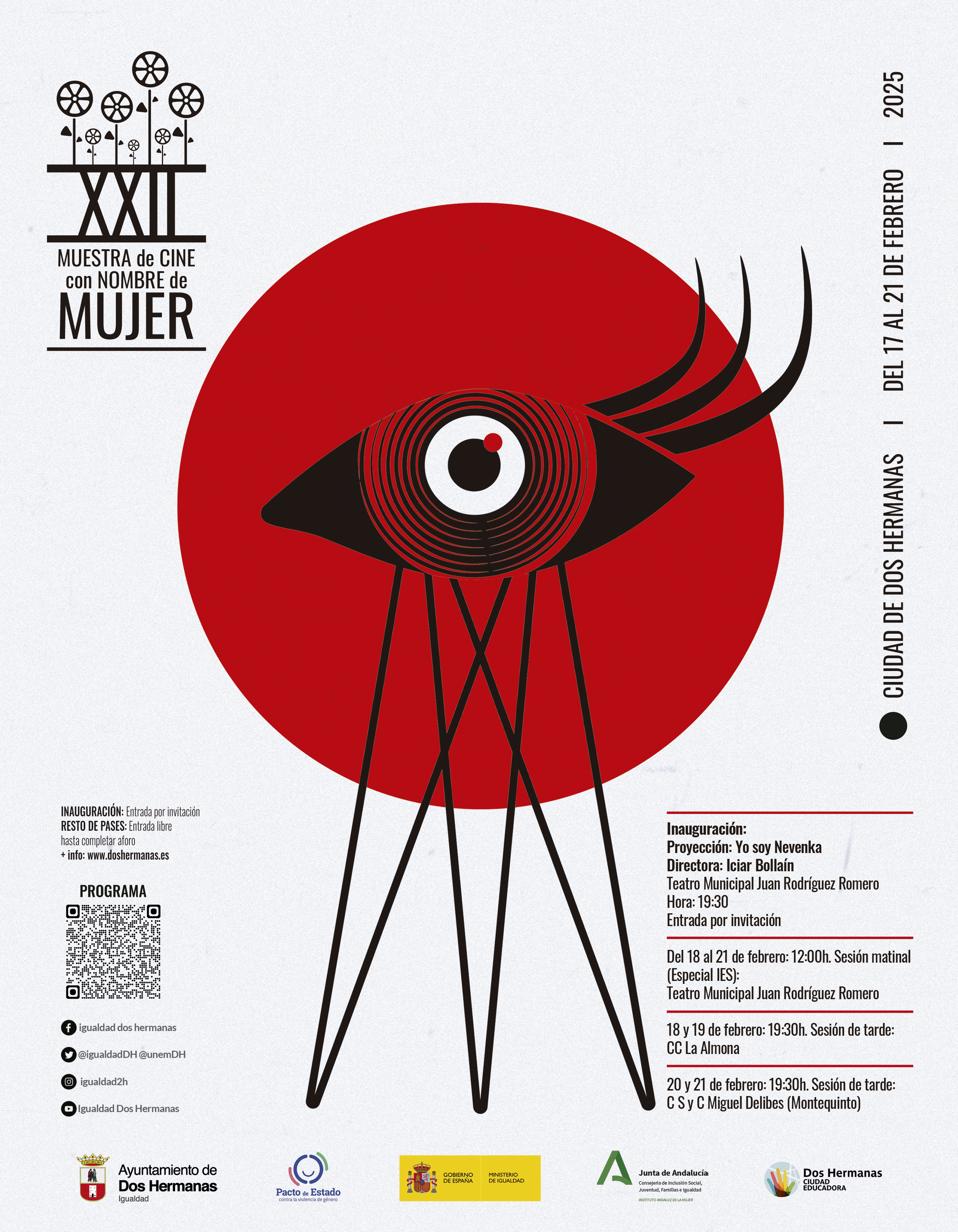 Cartel XXII MUESTRA DE CINE “CON NOMBRE DE MUJER”