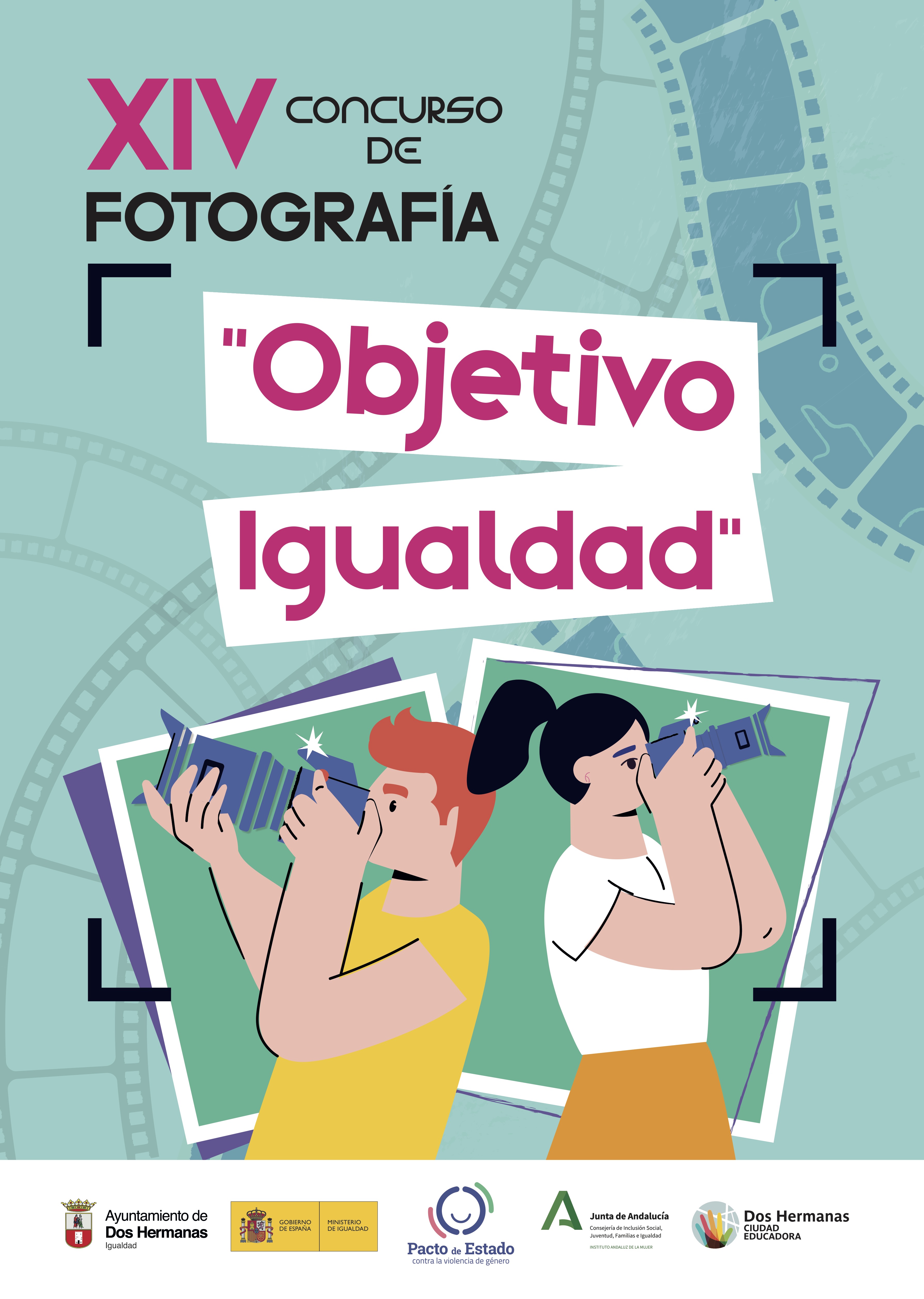 Cartel XIV Concurso de Fotografía "Objetivo Igualdad"