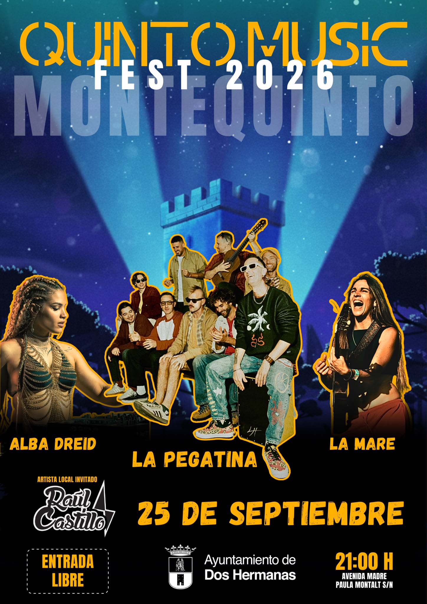 Cartel DEFINITIVO Quinto Music Fest 2026
