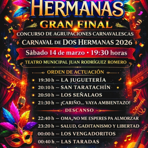 Cartel concurso carnaval 2026