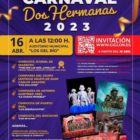 Gran Gala de Carnaval Dos hermanaS 2023