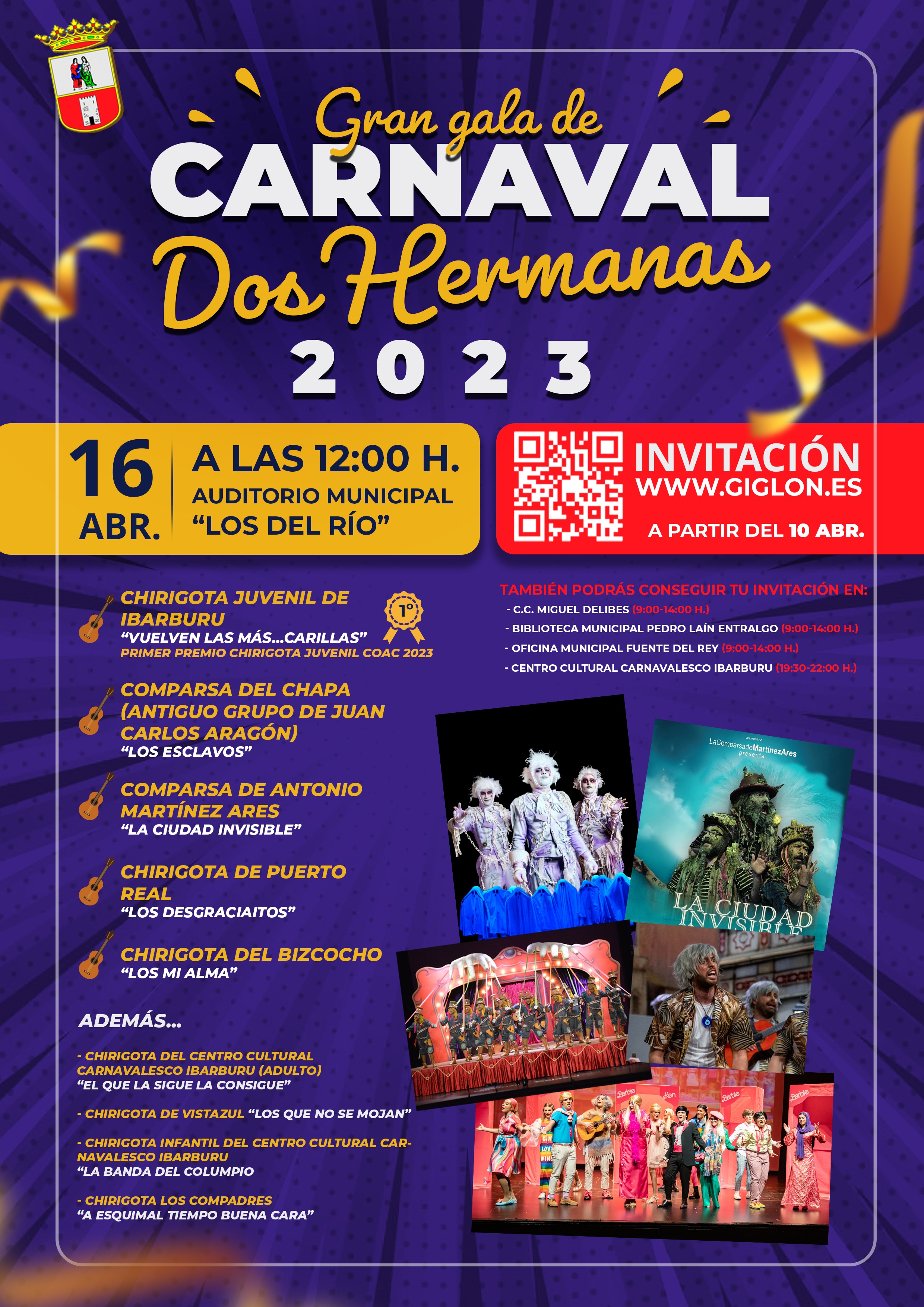 Gran Gala de Carnaval Dos hermanaS 2023