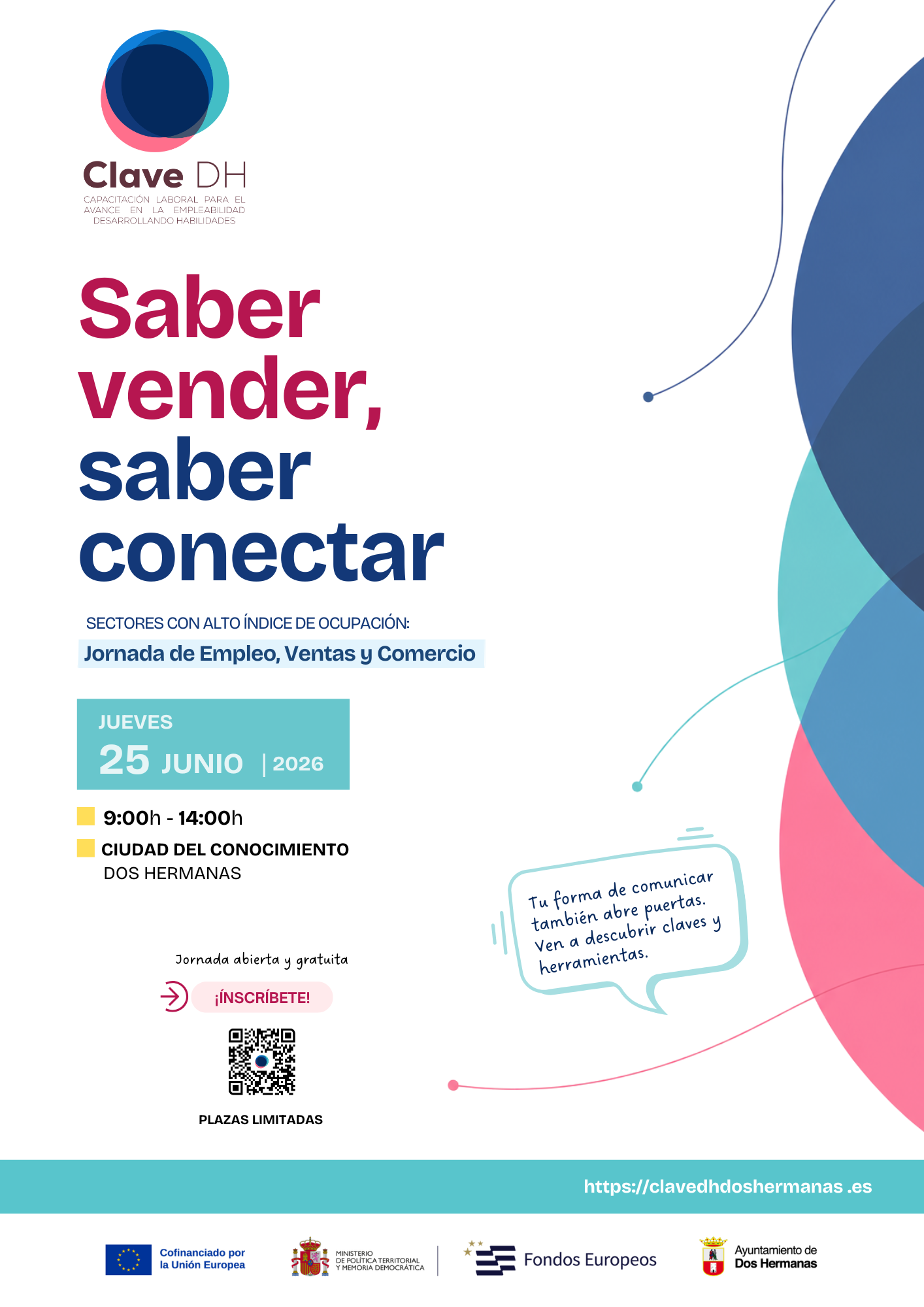 Saber vender, saber conectar - Jornada ClaveDH - Con QR