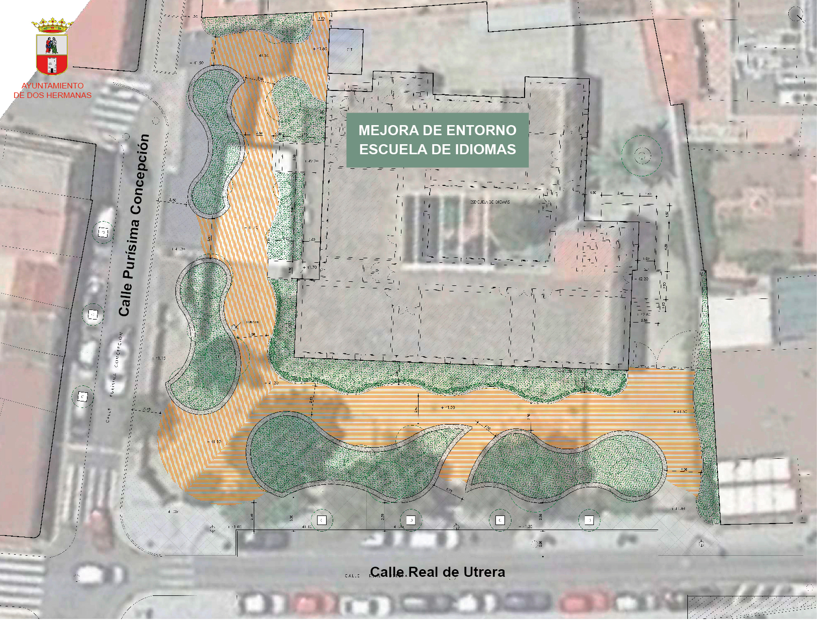 Mejora del entorno urbano en la zona de la Escuela Oficial de Idiomas
