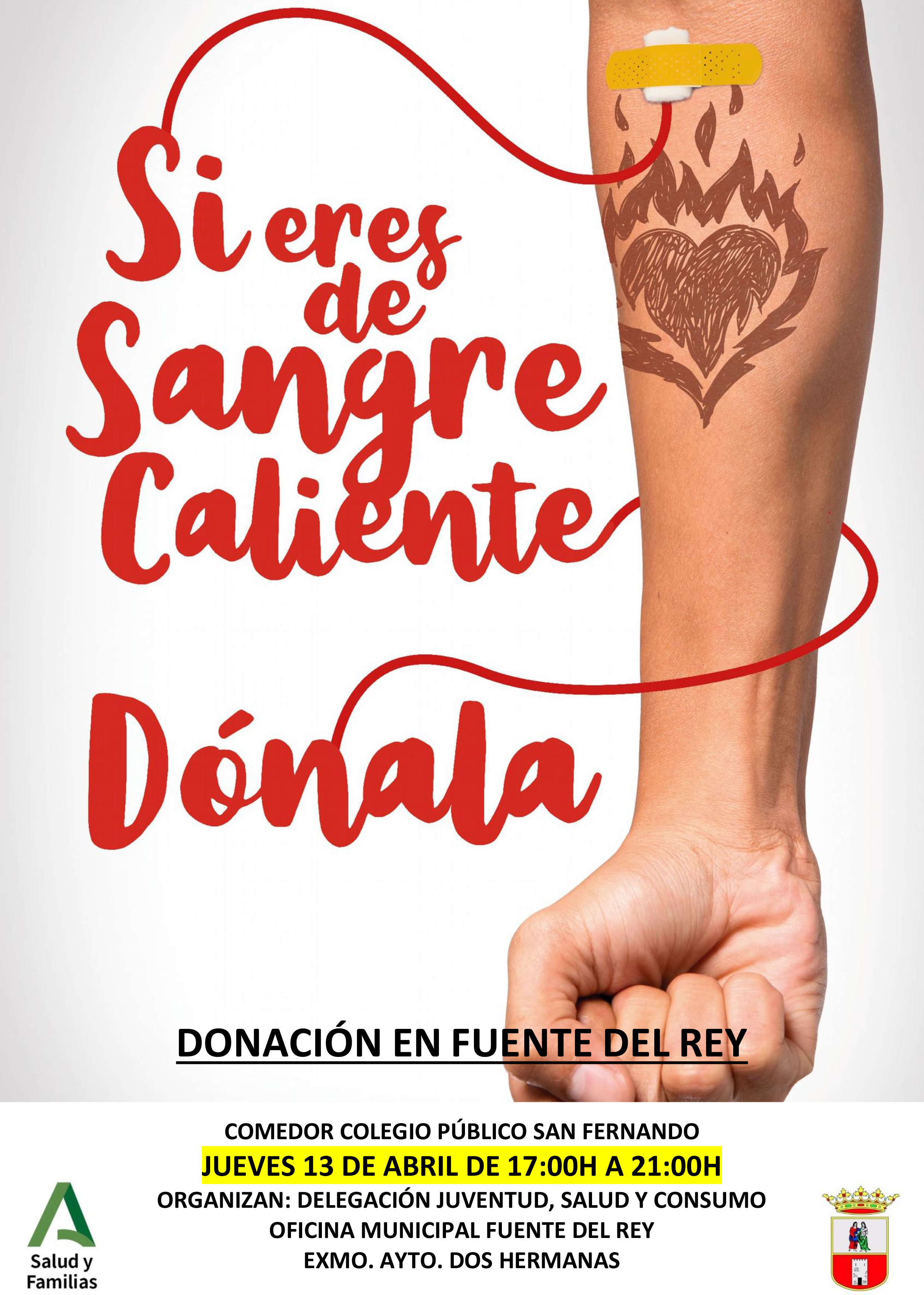 Cartel donación de sangre