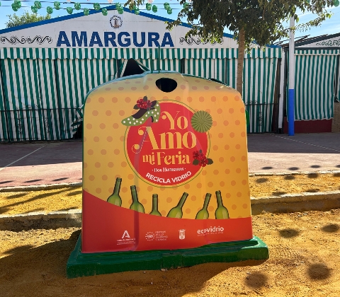 Reciclado vidrio Feria
