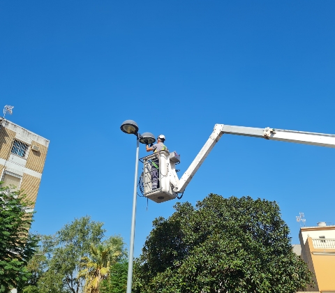 Alumbrado LED cruces peatonales