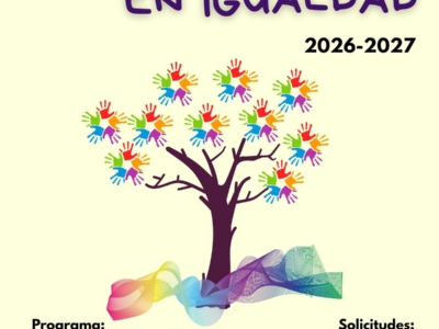 Cartel Aprendiendo en Igualdad