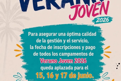 Cartel con aplazamiento de pago