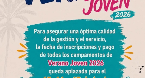 Cartel con aplazamiento de pago